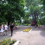 Парк в Борисоглебске небольшой, но уютный