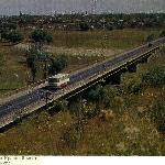 Так выглядел автомобильный мост в 70-х