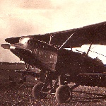 Борисоглебск, 1934.  Учебный самолет