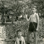 1961 г. Дети Рытченко В. А.: Григорий и Олег