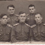 Неразлучная пятерка. Октябрь 1948 г. Лагерь Дуплятка