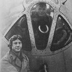 В кабине Ту-4 Юра Кулагин (КЮМ). 1958 год