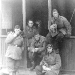 Малахин, Высочин, Лотарев, Кобелев, Сыроватский. Бутурлиновка, 1958 год