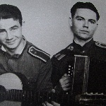 С курсантом Горецким, 1958 год