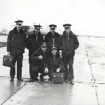 На аэродроме Балашов после УМО выпускники БВВАУЛ им . Чкалова: 1976 г. - Хаустов С., 1977 г. - Шиловский В., 1979 г. - Шелякин С. и Молтянинов М. Март 1984 год