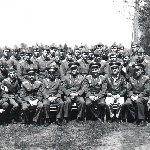 Встреча с полковником Мосоловым, Героем Советского Союза, лётчиком-испытателем. Аэродром Поворино, лето 1976 года
