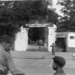 Центральное КПП Борисоглебского ВАУЛ, лето 1953 г.