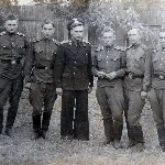 Слева направо: 1) Евдошенко, 2) Гроцкий В.И., 3) Малышев (инструктор), 4) Серяков Б., 5) Кошелев Л.Д., 6) Чаплыгин В.