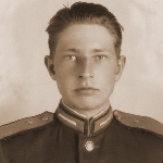 Докучаев Виктор Дмитриевич, 9 военная авиационная школа первоначального обучения лётчиков (г. Кустанай). Сфотографирован 20.05.1953