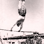 Бутурлиновка. "Солнышко " на перекладине. 1959 г.