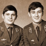Гарнизон Бобровичи, февраль 1978 года. Лейтенанты Дудоладов А.Н. и Ушаков Ю.Н.
