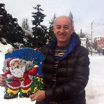Киев, декабрь 2012 года, во дворе офиса. Предновогоднее настроение.