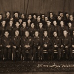 Аэродром Тёкель (ЮГВ), 26.11.1985. XIII партийная конференция ВВС ЮГВ. На фотографии не менее 15 офицеров 727 гвбап.