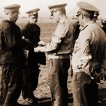 Аэродром Жердевка, 1973 год. Командир полка полковник Осташков Николай Макарович