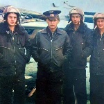 C курсантами Харковского ВВАУЛ, 1977 год